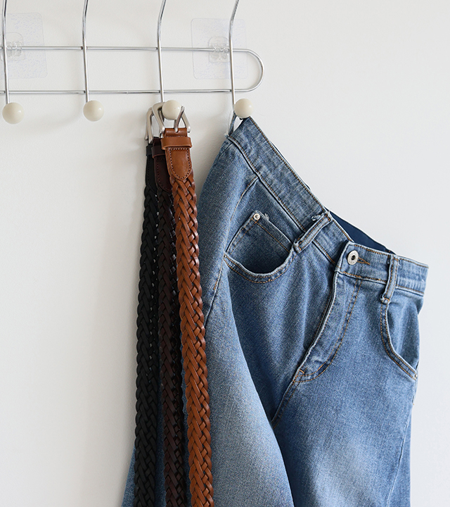 Urban Italy 皮革编织腰带