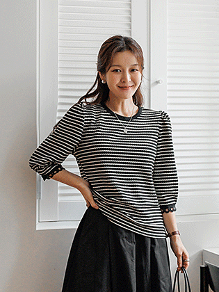 Stella 泡泡袖针织衫