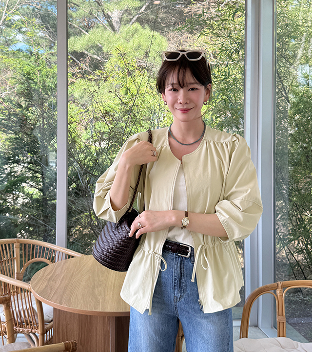 Loea 褶皱腰套头衫