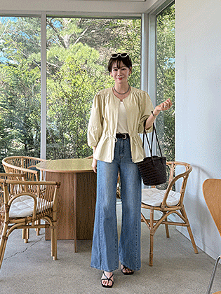 Ete Slick Flare 牛仔裤