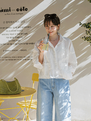 罗塞尔皱纹夹克衬衫