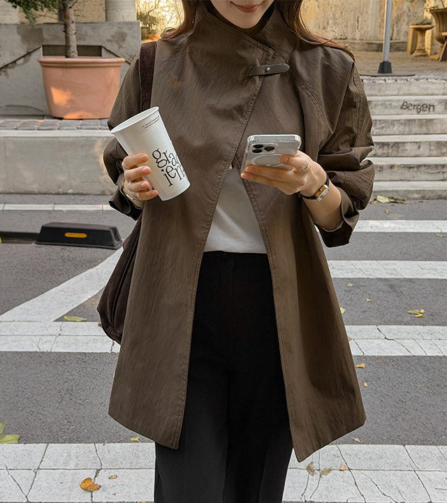 查尔斯半风衣