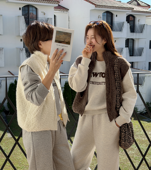 Lua Boucle 拉链背心