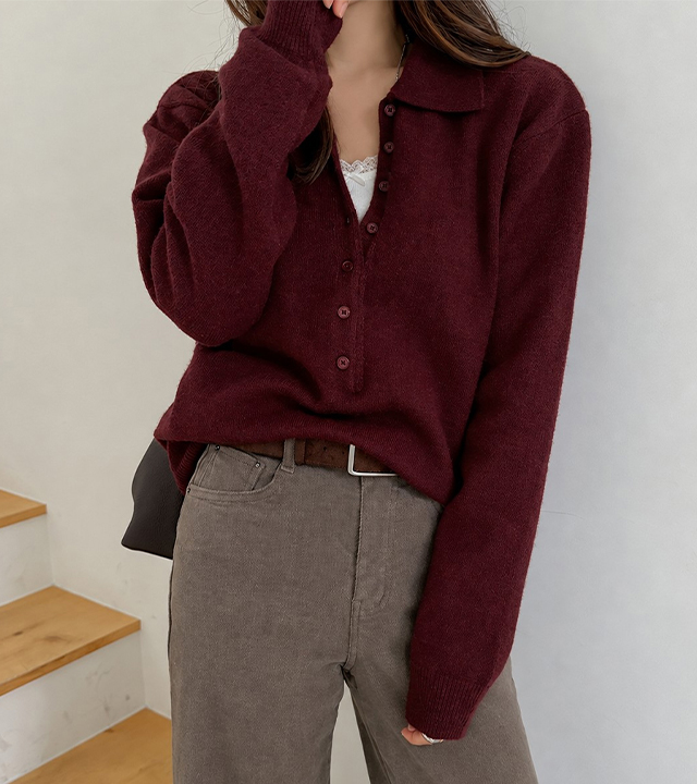 Skipper 纽扣针织